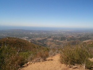 The view of Santa Barbara, California