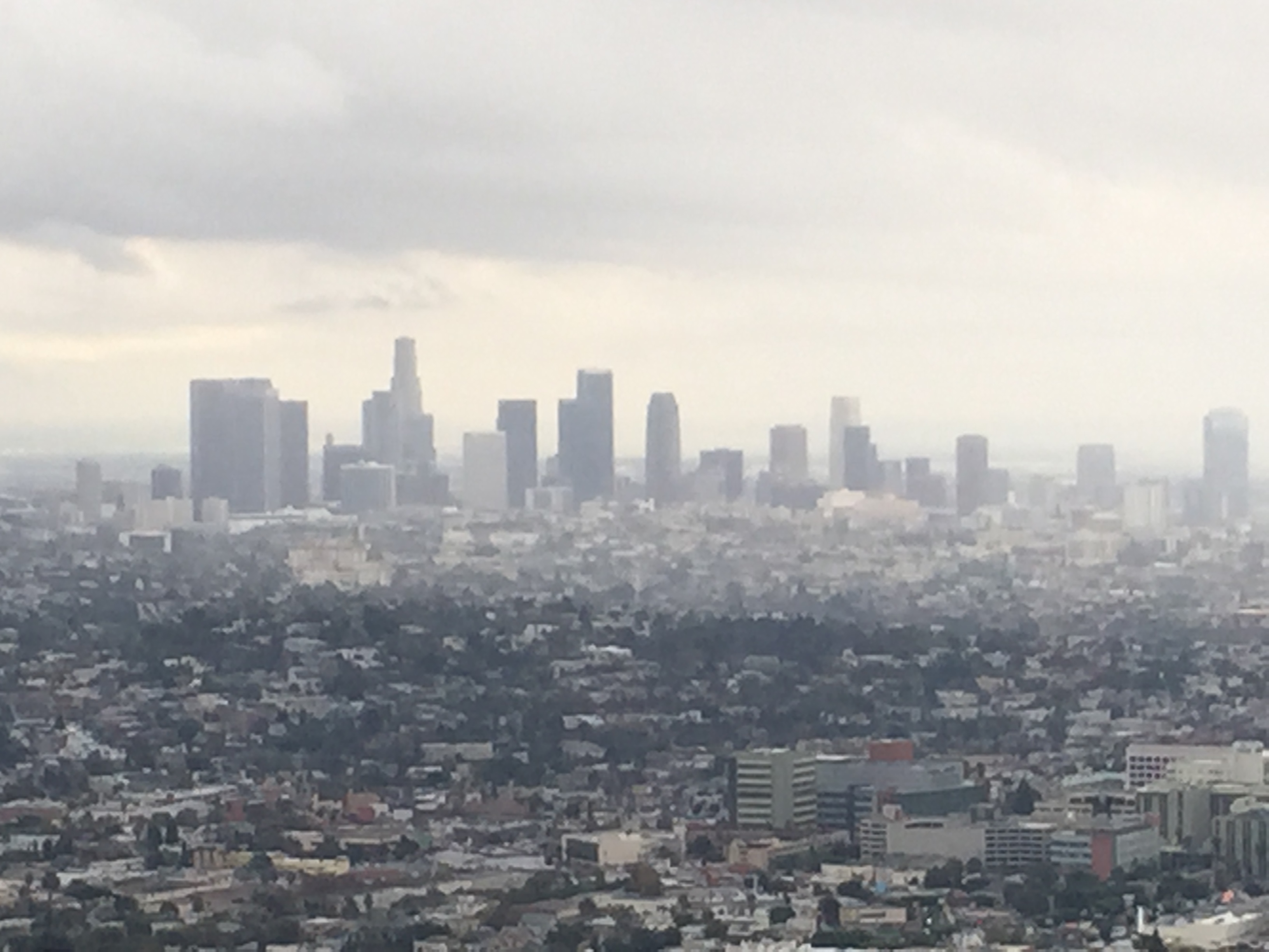 Downtown LA Skyline from Griffith Observatory.
