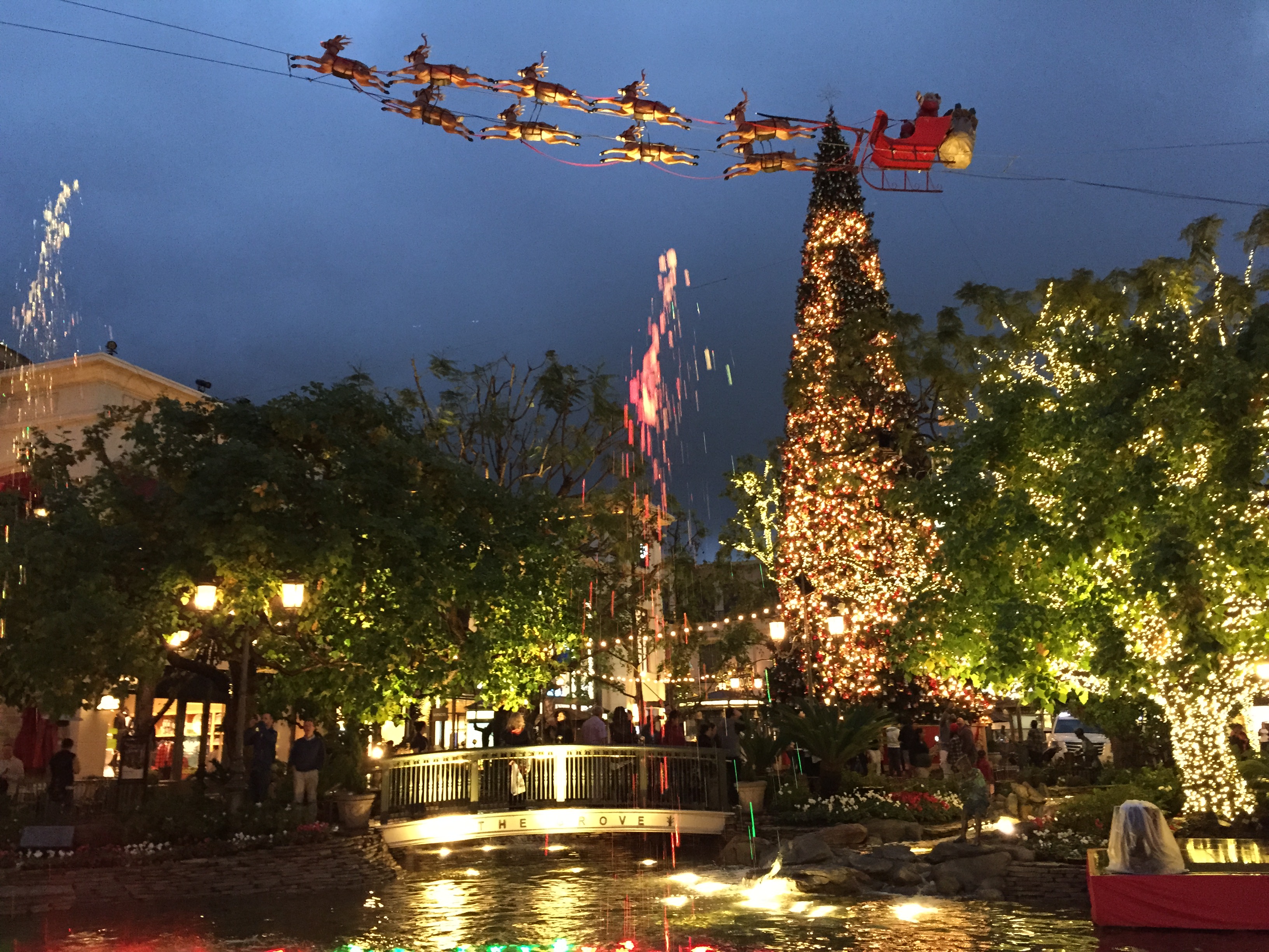 Hanging out at the Americana at Brand in Glendale with my family over Christmas 2014. 