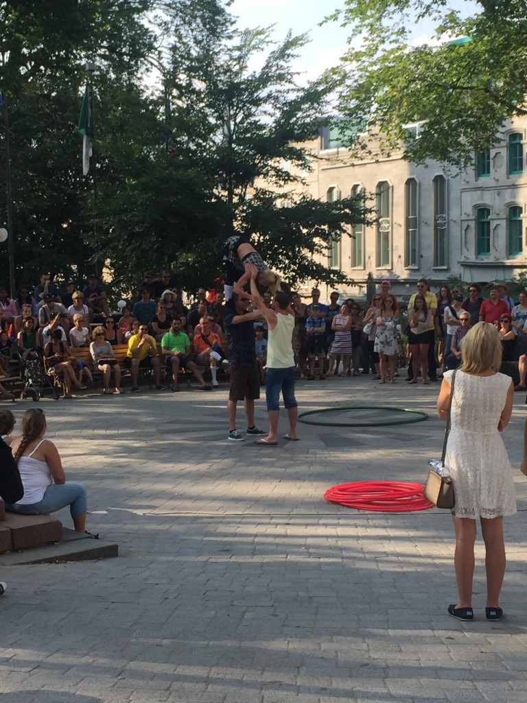 Street Performance in Quebec City