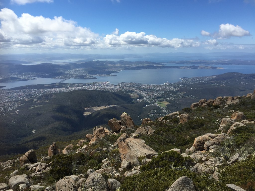 Hobart from Mt. Wellington