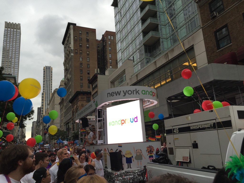 NYC Pride Parade 2015 with Google