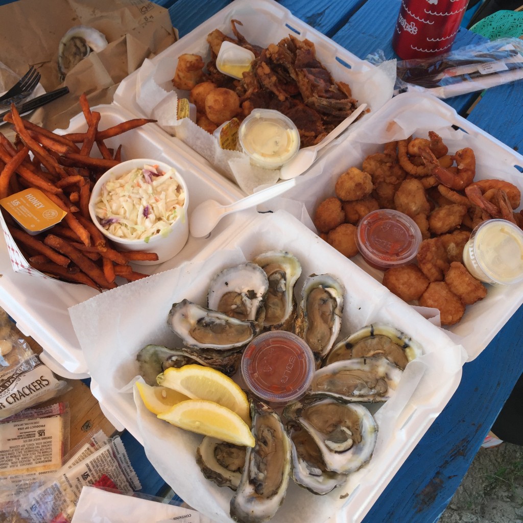Seafood at Chincoteague Island