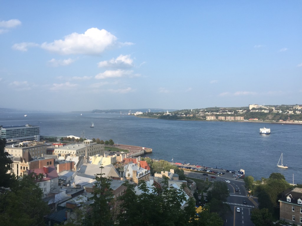 St. Lawrence River in Quebec City