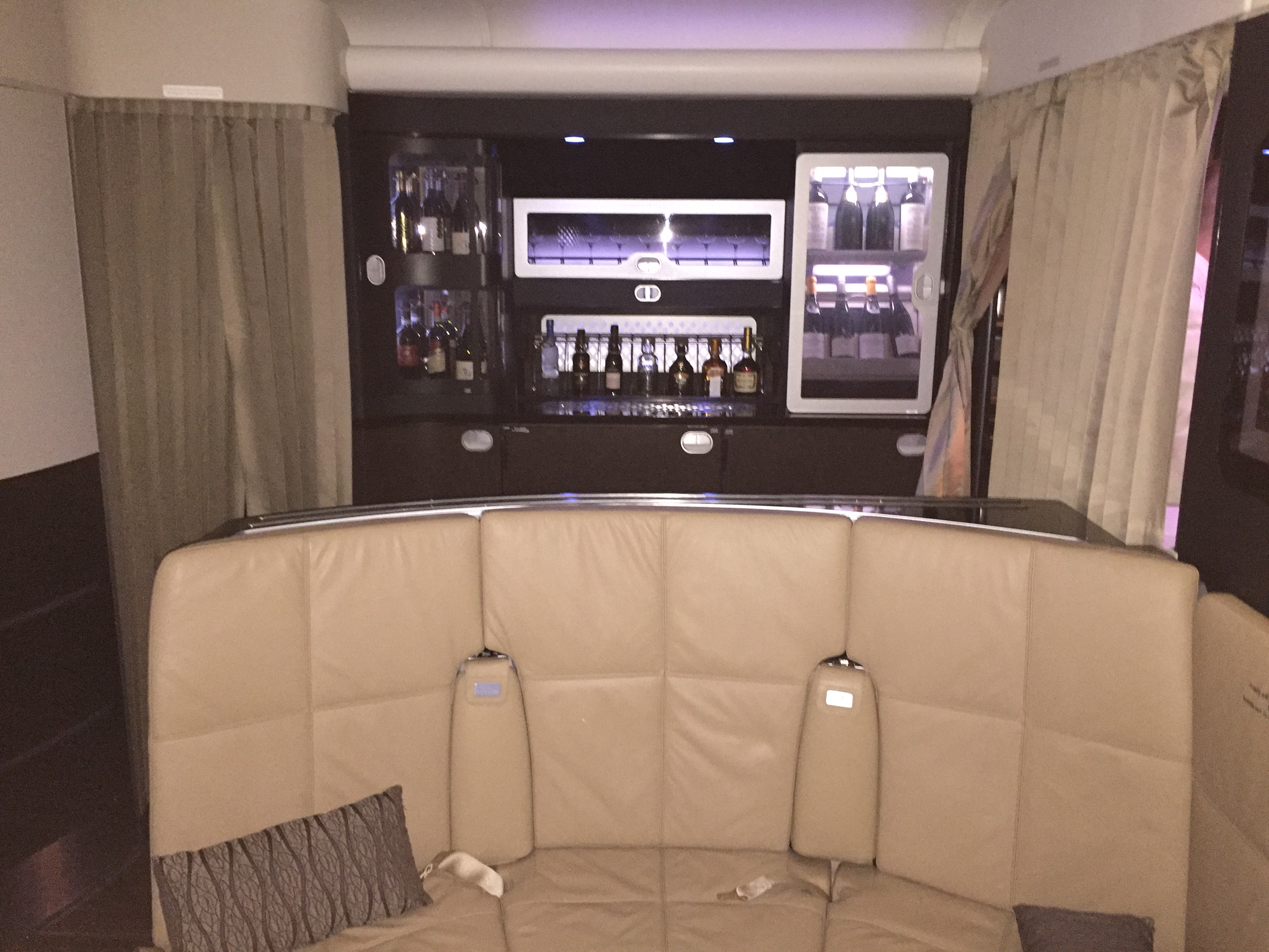 Etihad A380 Shared On-Board Lounge