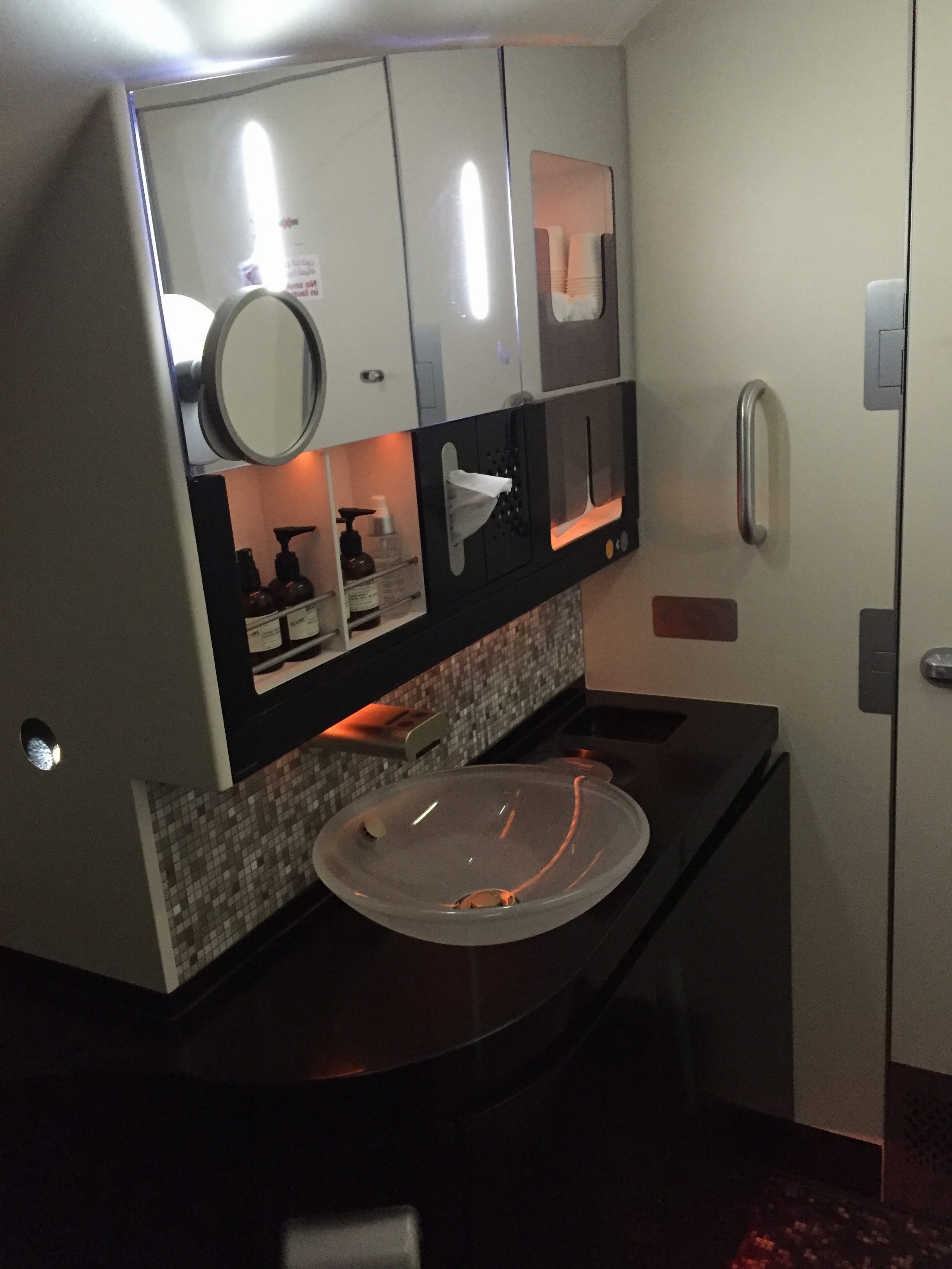 Etihad A380 First Class Bathroom
