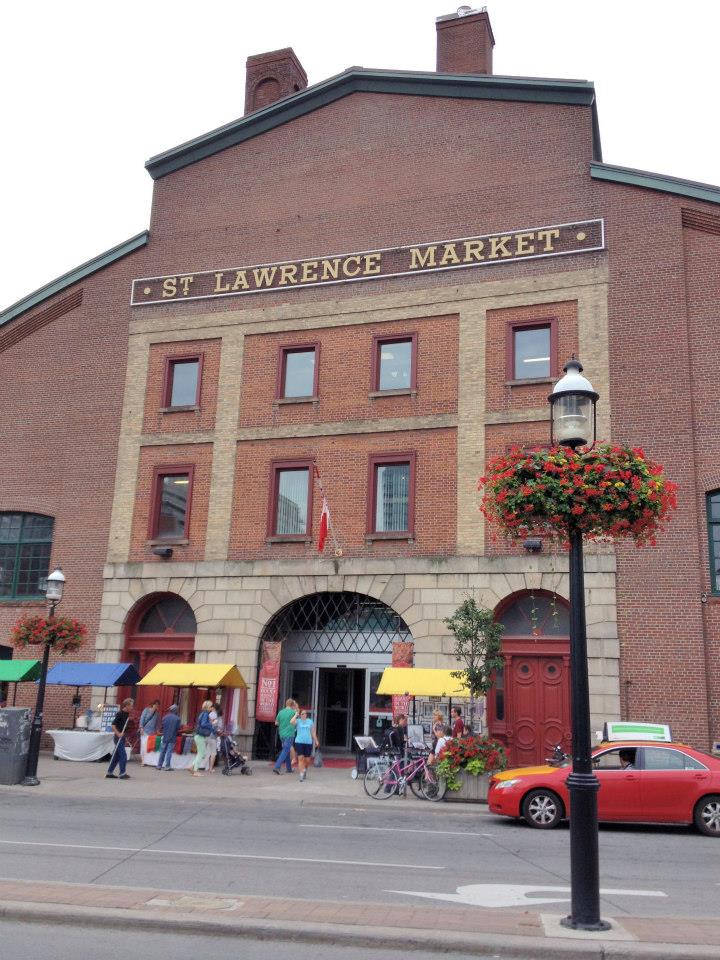 Entrance to St. Lawrence Market. 