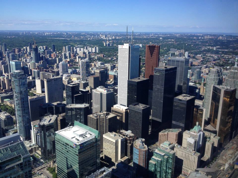 Downtown Toronto from the CN Tower