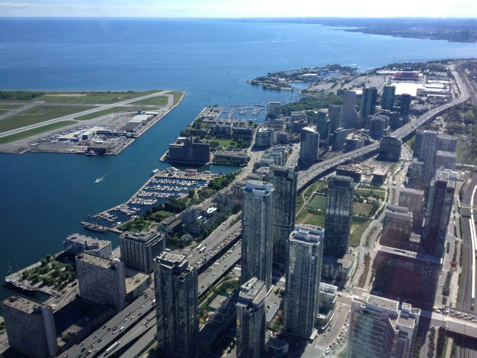 Toronto Harbour from CN Tower
