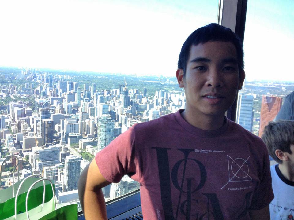 At the CN Tower