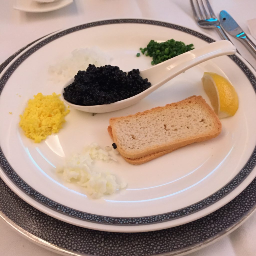 Caviar appetizer