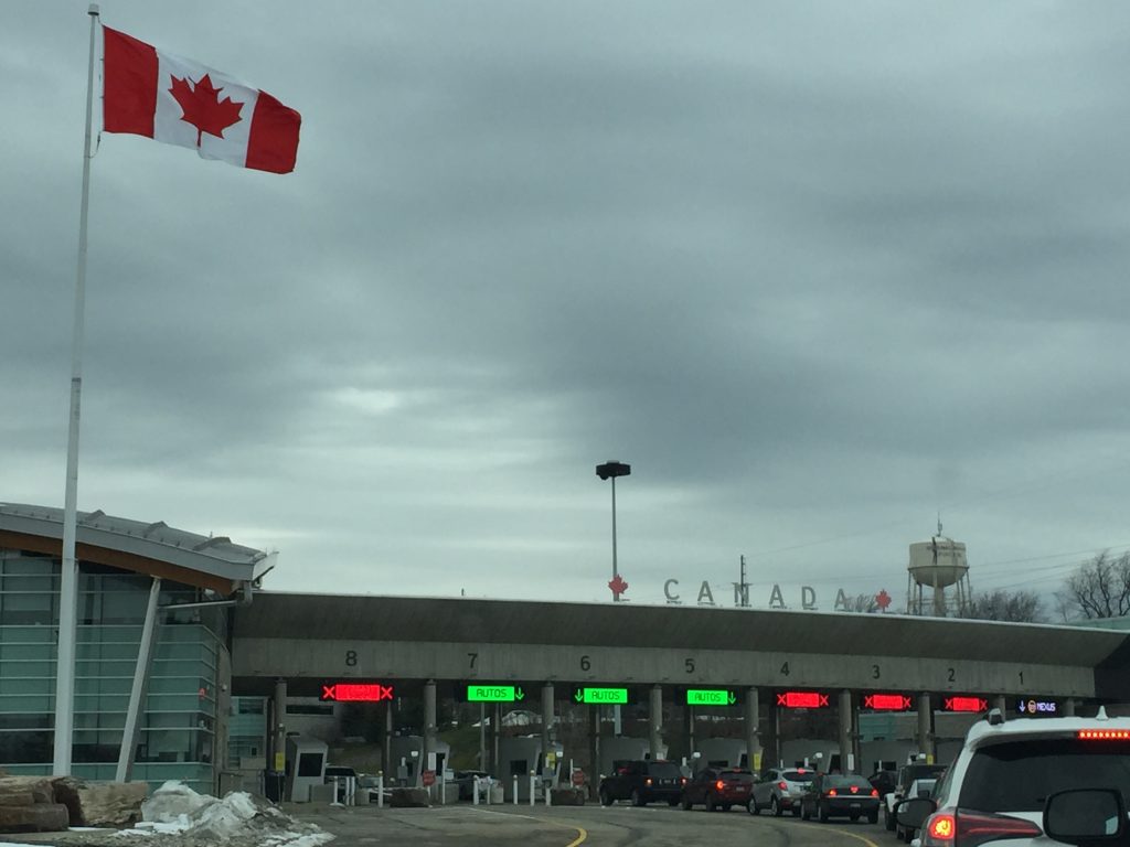 At the Canadian Border