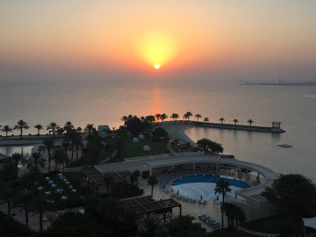 Sunrise in Doha