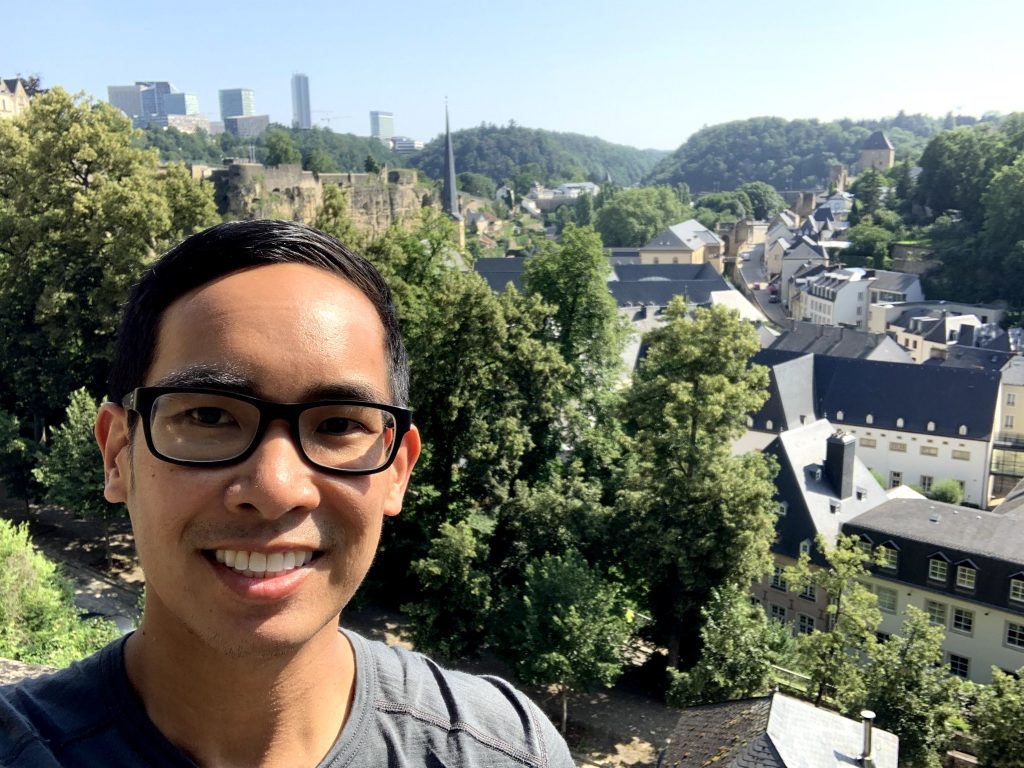 View of the old town in Luxembourg!